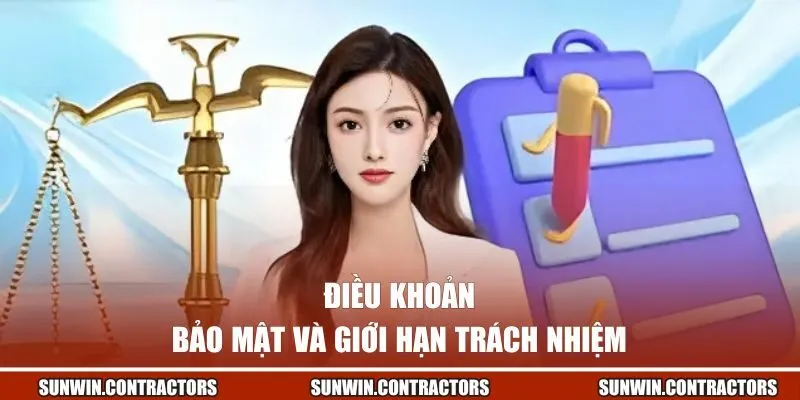 Điều Khoản Điều Kiện SUNWIN - Trải Nghiệm Cá Cược Minh Bạch 3 Điều khoản về bảo mật và giới hạn trách nhiệm